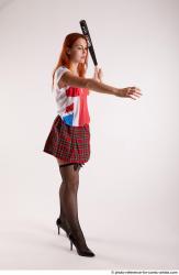 TINA STANDING POSE WITH BASEBALL BAT #2